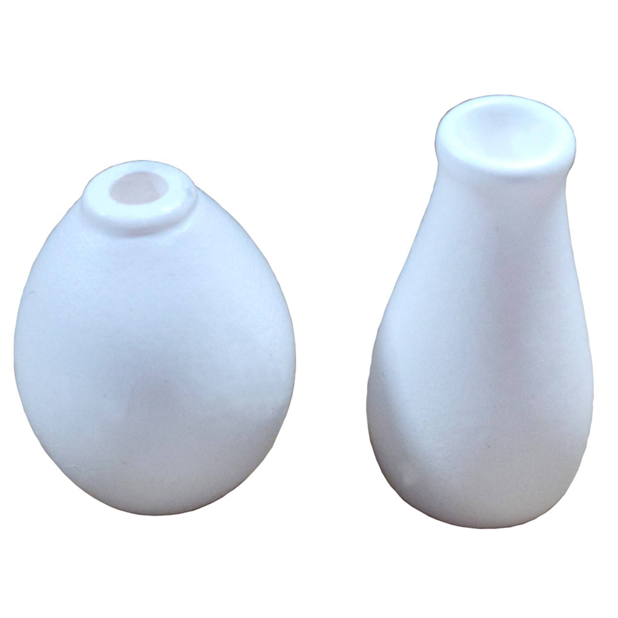 Miniature White Vase Set by Make Market®